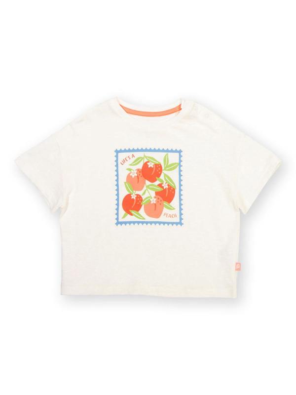 Kite Girls Organic Life's A Peach T-Shirt