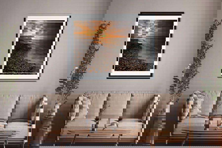 altea sunrise coastal art print