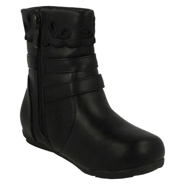 Spot On Girls Spot On Ankle Boots with Buckle Detail