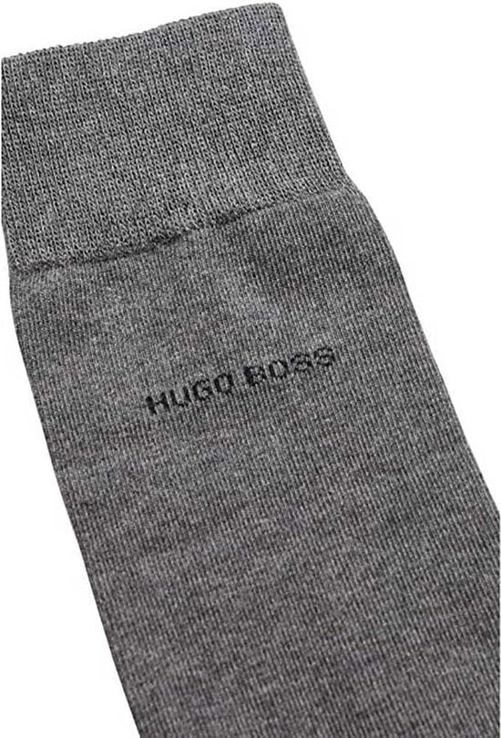 Hugo Boss Gift Set Gift 4 Pairs Men's Socks Size UK 6-11 (Mixed Colours Black, Blue, Greys)