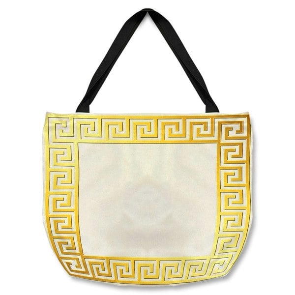 Benjamin Tate Design Golden Greek Ornamental Frame Tote bag