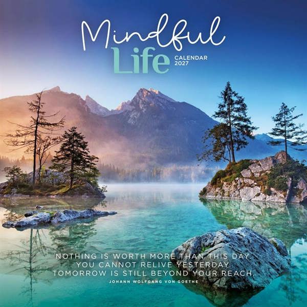 Mindful Life Calendar 2027, Wall Calendars, Month To View, Lifestyle, Gift