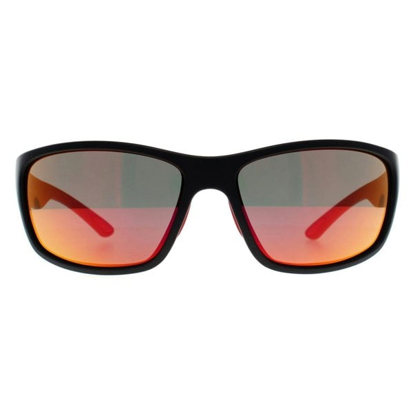 Smith Sunglasses Journey 003 UZ Matte Black Red Multilayer Mirror