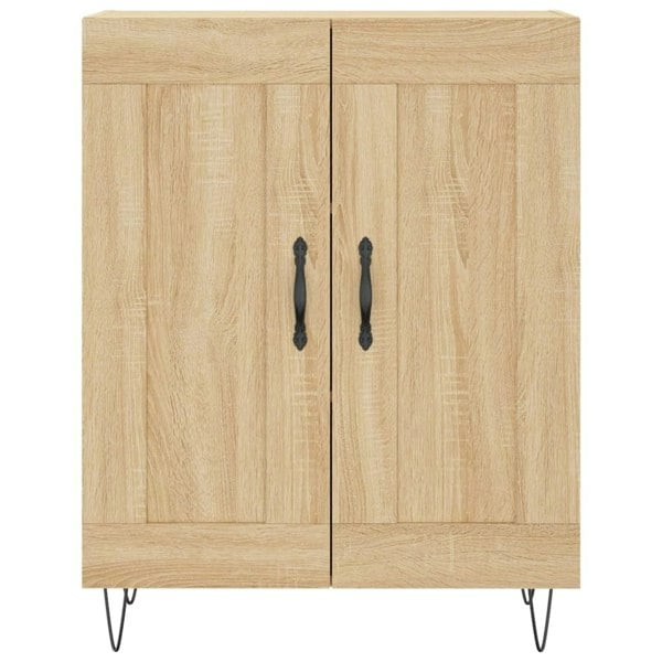 Berkfield Highboard Sonoma Oak 69.5x34x180 cm Engineered Wood
