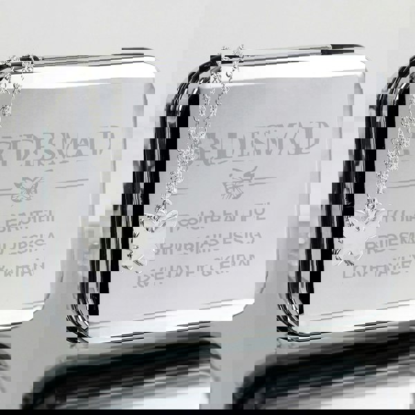 Personalised Memento Company Personalised Box and Butterfly Necklace