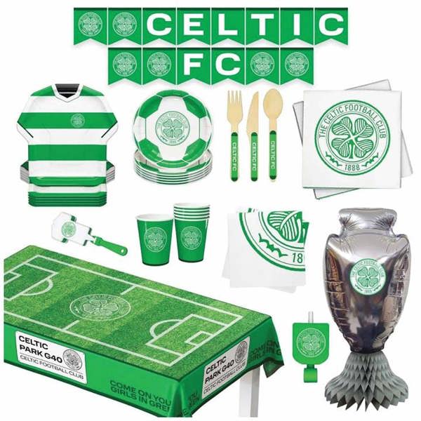 Celtic FC All in One Party Box Set, Kitchen Accessories, Sports, Gift