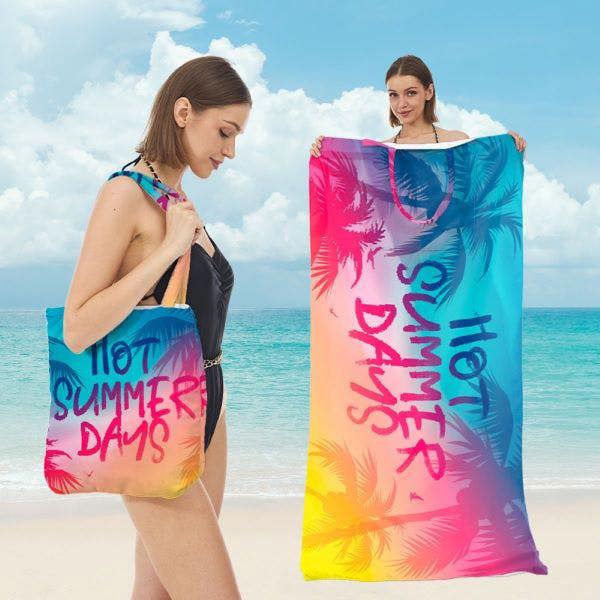 Leaper 2-in-1 Beach Towel and Shoulder Bag