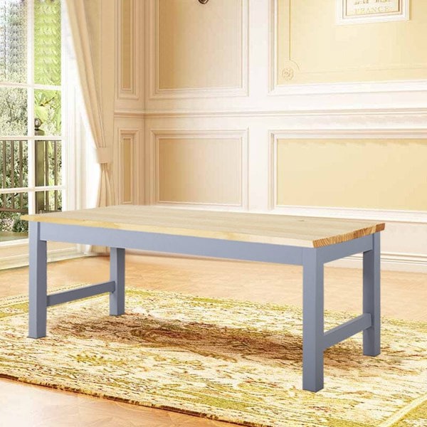 Natural Solid Pine Wood Bench Living and Home