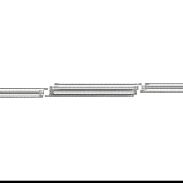 Berkfield Garden Raised Bed Powder-coated Steel 544x100x36 cm Silver