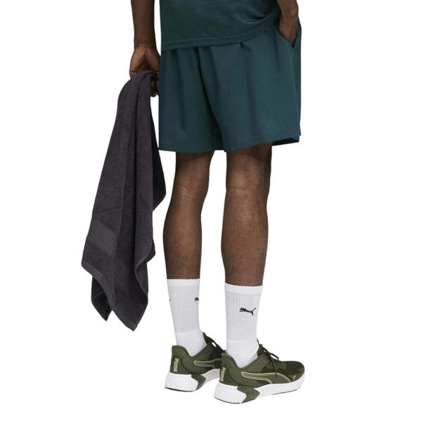 Puma Mens Tad Essentials Athletic Shorts - Green - 