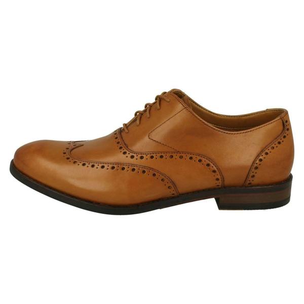 Clarks Mens Clarks Brogue Detailed Lace Up Shoes Edward Walk