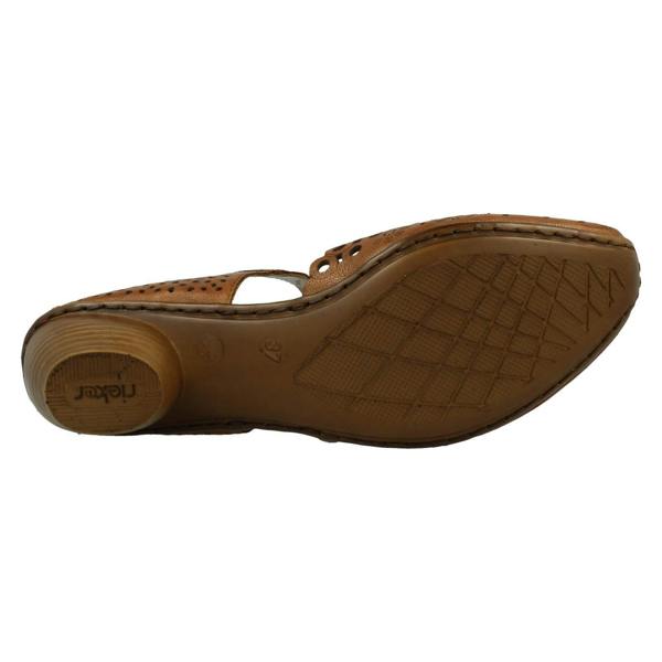Rieker Ladies Rieker Punched Detailed Summer Shoes 43753