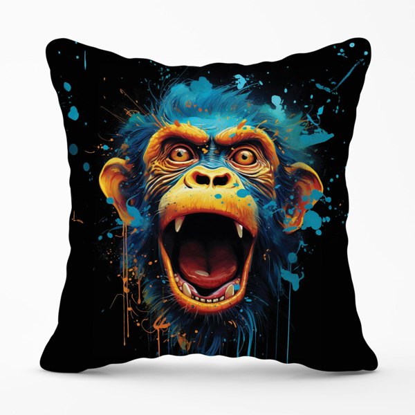 Warren Reed Crazy Monkey face Splashart Cushions