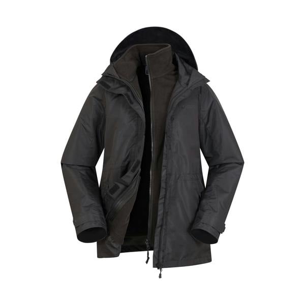 Mountain Warehouse Womens/Ladies Fell II 3 In 1 Jacket - Black - 