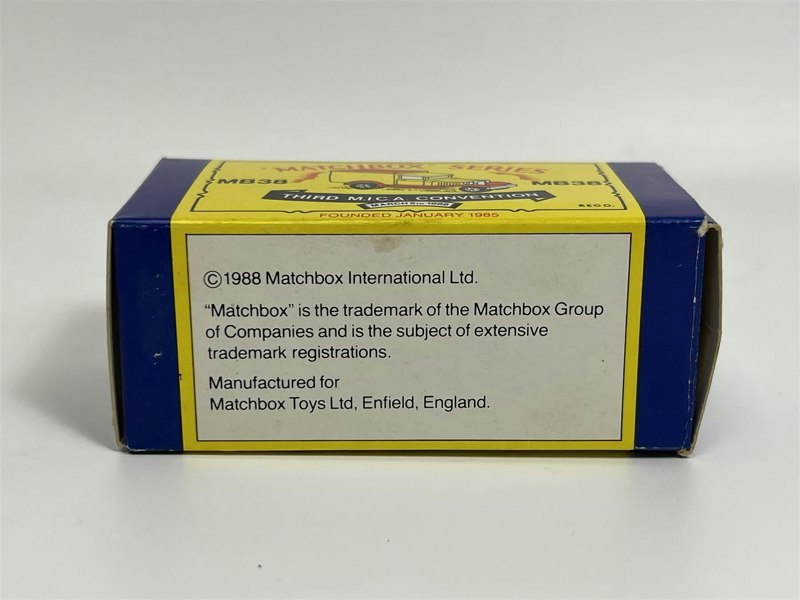 MCSlots MB38 Van Third MICA Convention Matchbox 38D S1