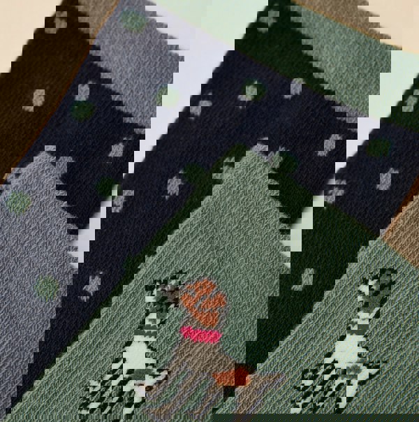 Joules EVERYDAY Womens Socks Green/Blue