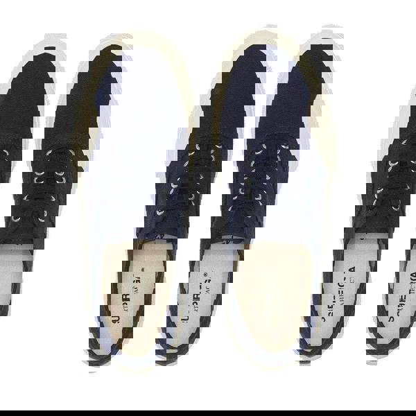 Superga Unisex Adult 2430 Deck Canvas Trainers - Navy/Off White - 