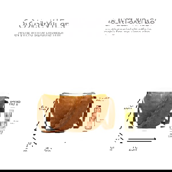 Kitise Italian Fashion Suede Leather Shopper Tote Shoulder Bag