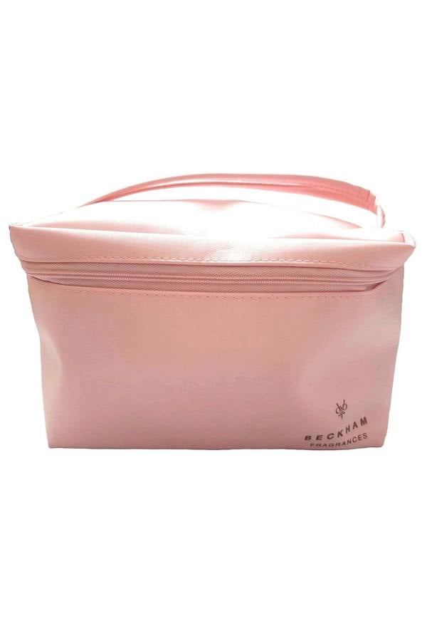 David Beckham Womens Toiletry Bag Pink