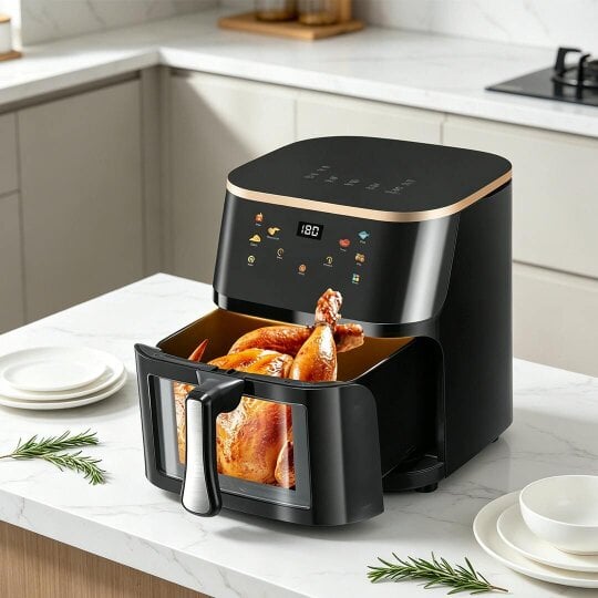 Havendro 10L Large Air Fryer Low Fat Oil free Healthy Oven Frying Kitchen Cooker
