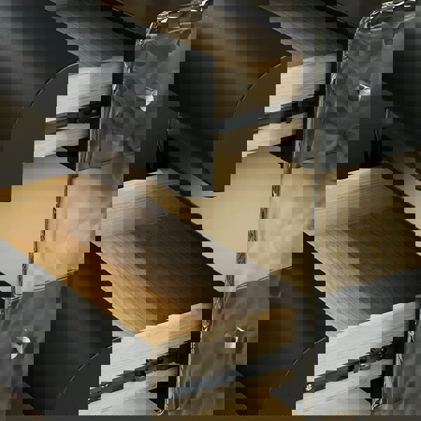 Rit Concept Figueroa Bedside Table With Storage & Light Strip