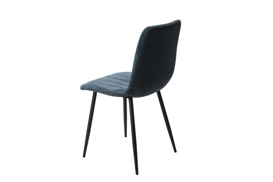 Core Products Pair of Aspen Straight Stitch Upholstered Fabric Chairs