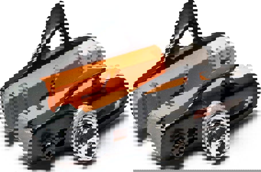 Awe Black Cassette Road 55mm Brake Blocks Grey/Orange/White