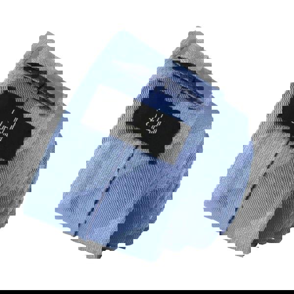 Dunhill luxurious woven silk tie in a longtail and grosgrain stripe pattern