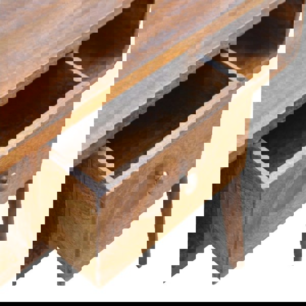 Artisan Furniture Curved Chestnut Coffee Table
