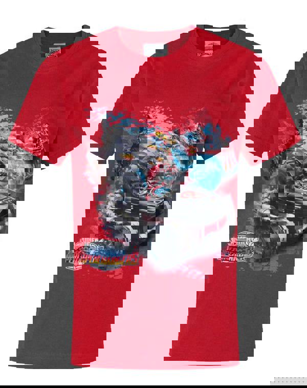 Skylanders Boys Red Superchargers Drive Short Sleeved T-Shirt
