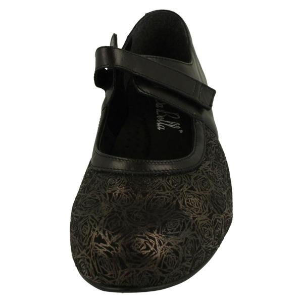DB Shoes Ladies Easy B Court Shoes With Removable Footbed And Strap Constance