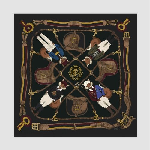 Joules Original Jonty 50 X 50 Wood Frame | Blue
