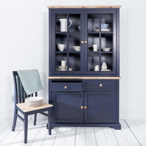 Statement Furniture Florence Glass Door Display Cabinet Large Dresser Assembled