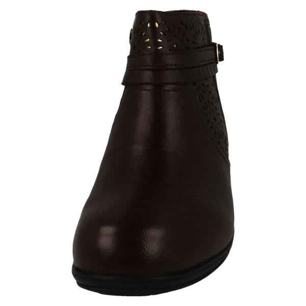 DB Shoes Ladies DB Shoes 2V Dual Fitting Ankle Boots Sky