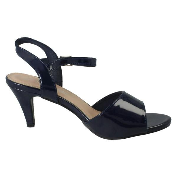 Anne Michelle Ladies Anne Michelle Buckle Fastening Wide Fit Formal Sandals F12114