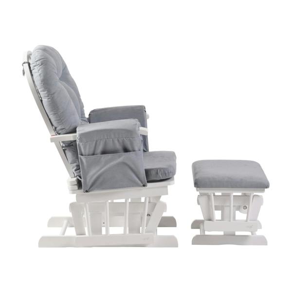Kub Haywood Reclining Nursing Chair and Footstool