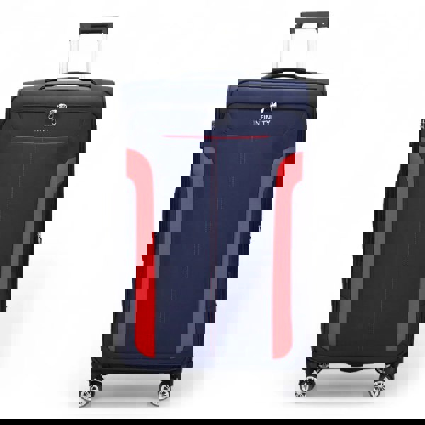 Infinity Luggage Lightweight Expandable Luggage Softshell 8 Weel Suitcase Set