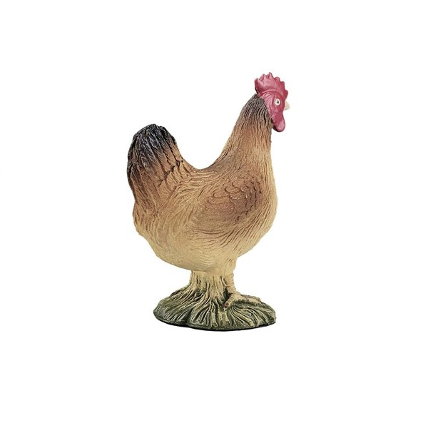 Mojo Fun Hen Standing Farm Toy Figure 5 cm Height Approx - 387052