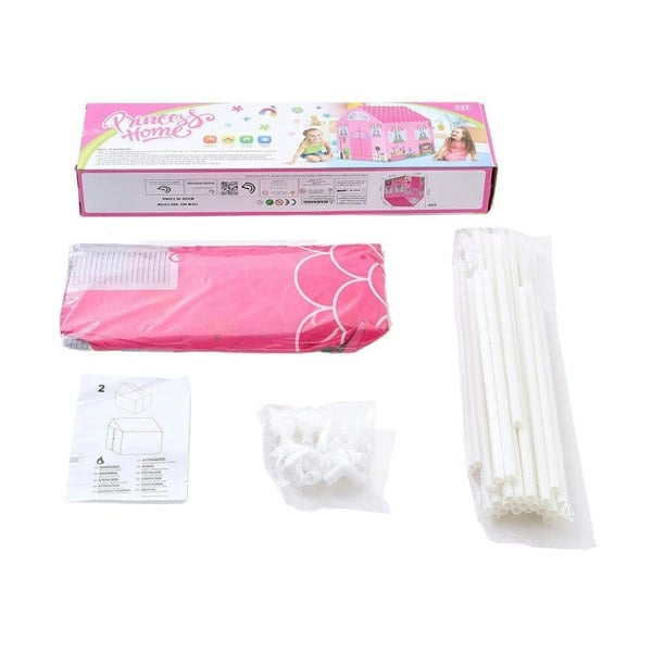 Girls Play Tent Pink Princess Castle Portable Playhouse Living and Home