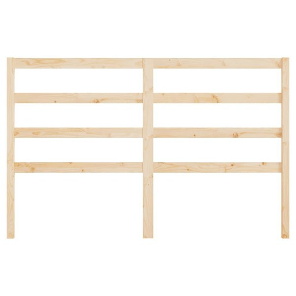 Berkfield Bed Headboard 141x4x100 cm Solid Wood Pine