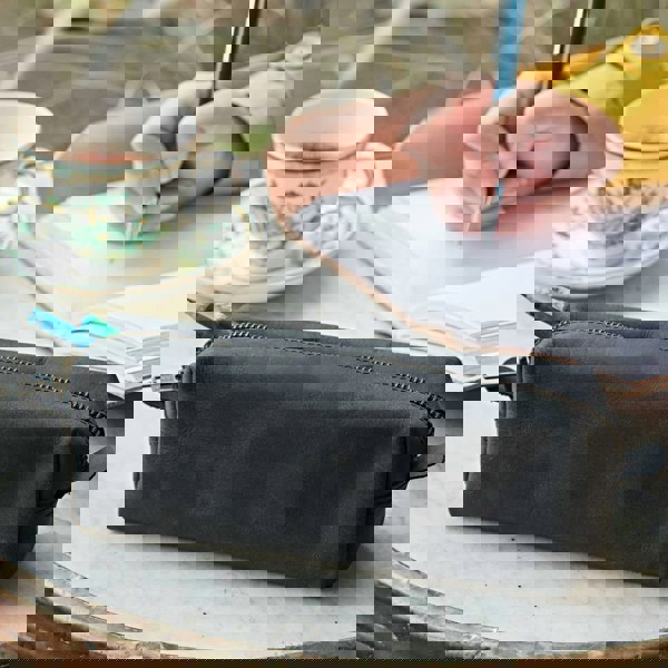 Paper High Buffalo Leather Square Pencil Case