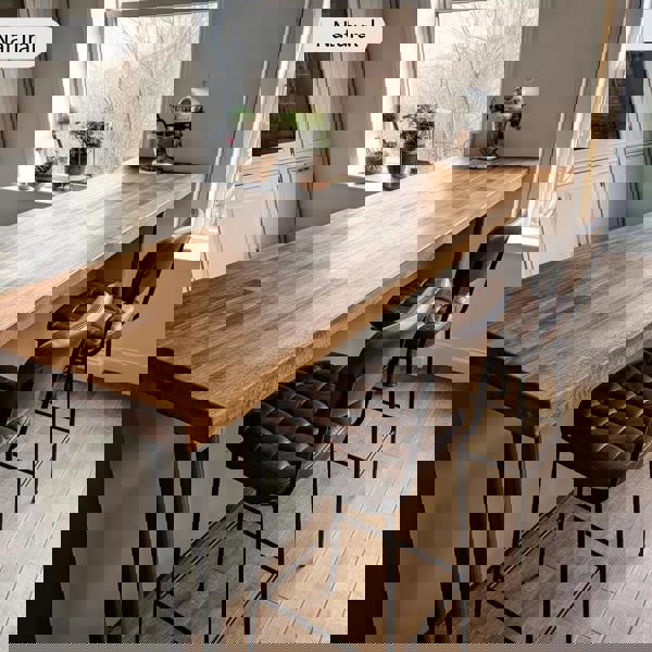 TRL Furniture Staved Oak Breakfast Bar