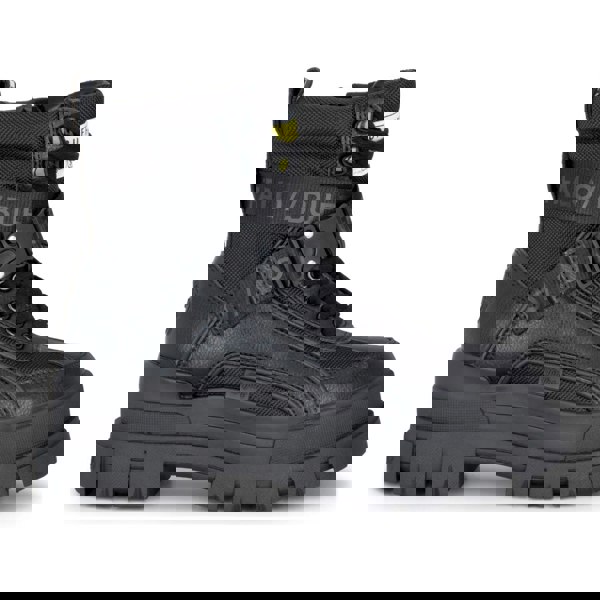 Buffalo ASPHA COM1 - Women’s Black Combat Platform Boots