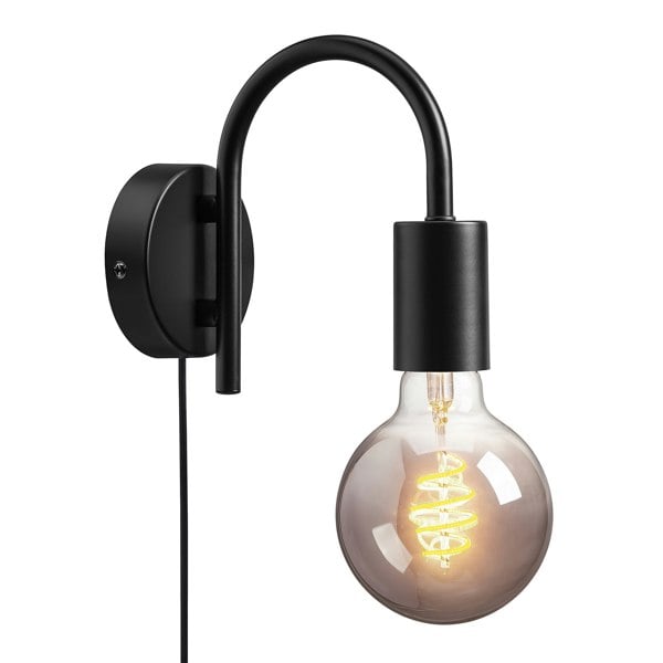 Nordlux Paco | Wall light | Black