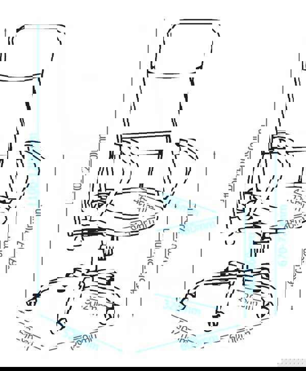 Dorel Home Orlando Mesh Office Chair with Wheels in Grey