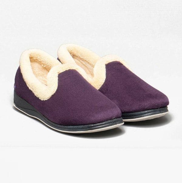Padders REPOSE Womens (EE Fit) Full Slippers Lilac