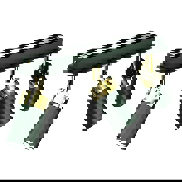 Milagro Ceiling Lamp Joker Green/Gold 3XGU10