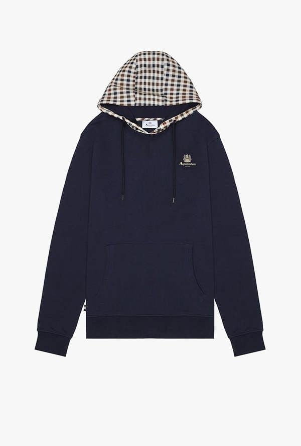 Aquascutum Club Check Hoodie