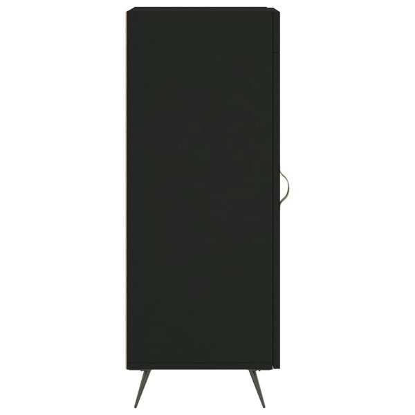 Berkfield Sideboard Black 34.5x34x90 cm Engineered Wood