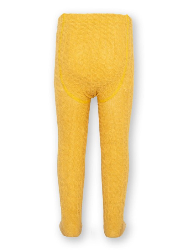 Kite Girls Organic Cable Tights Ochre